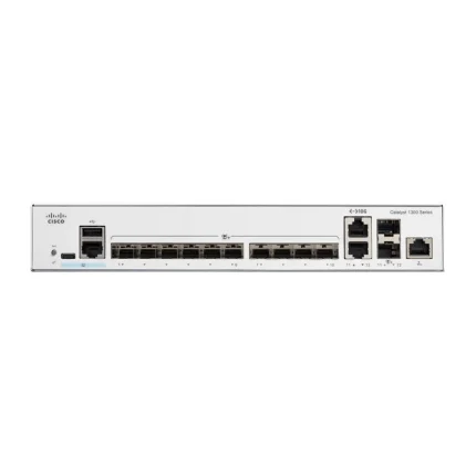 نمای جلوی سوئیچ سیسکو Catalyst C1300-12XS با ۱۲ پورت SFP+