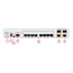 سوئیچ شبکه سیسکو مدل WS C2960CG 8TC L c2960cg