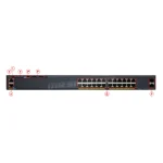سوئیچ شبکه سیسکو مدل WS C2960X 24TS LL c2960x