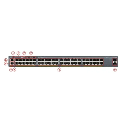 سوئیچ شبکه سیسکو مدل WS C2960X 48TS LL c2960x