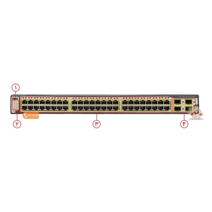 سوئیچ شبکه سیسکو مدل WS C3750G 48TS S c3750g