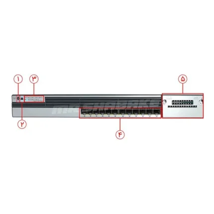 سوئیچ شبکه سیسکو مدل WS C3750X 12S S c3750x