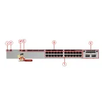 سوئیچ شبکه سیسکو مدل C9300 24T A c9300