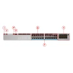 سوئیچ شبکه سیسکو مدل C9300 24U A c9300