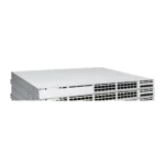نمای سوئیچ سیسکو C9300L-24T-4G-A با ۲۴ پورت دیتا و چهار آپلینک 1G