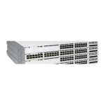 نمای سوئیچ سیسکو C9300L-24T-4X-A با ۲۴ پورت دیتا و چهار آپلینک 10G