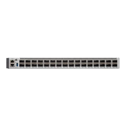پنل جلوی سوئیچ سیسکو Catalyst C9500-32C-E با ۳۲ پورت 100G