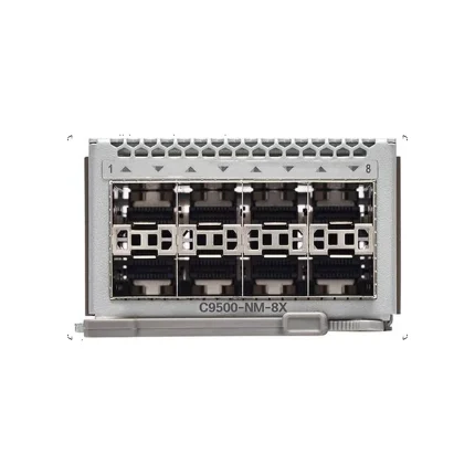 ماژول شبکه سیسکو C9500-NM-8X نمای روبه‌رو