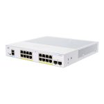 سوئیچ Cisco CBS250-16P-2G با ۱۶ پورت PoE و دو درگاه SFP