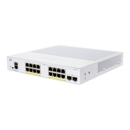 سوئیچ Cisco CBS250-16P-2G با ۱۶ پورت PoE و دو درگاه SFP