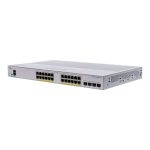سوئیچ Cisco مدل CBS250-24FP-4G با نمای کامل دستگاه