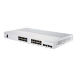 سوئیچ Cisco CBS250-24T-4G با ۲۴ پورت گیگابیتی و چهار درگاه SFP