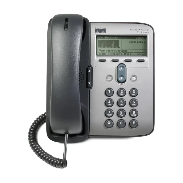تلفن تحت شبکه سیسکو مدل CP-7911G، نمای محصول