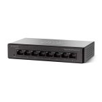 سوئیچ Cisco مدل SF100D-08 با نمای کامل دستگاه