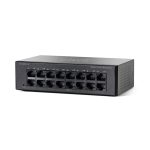 سوئیچ Cisco مدل SF100D-16 با نمای کامل دستگاه