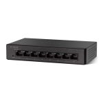 سوئیچ Cisco مدل SF110D-08 با نمای کامل دستگاه