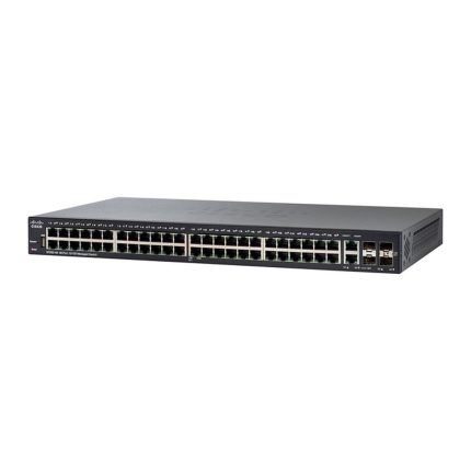 سوئیچ Cisco مدل SF350-48 با نمای کامل دستگاه