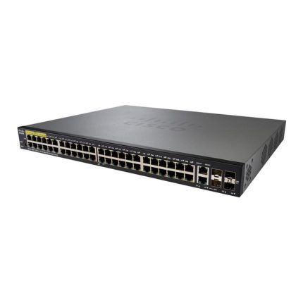 سوئیچ Cisco مدل SF350-48MP با نمای کامل دستگاه
