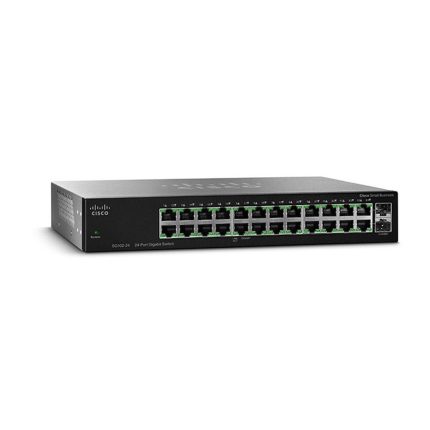 سوئیچ Cisco مدل SG102-24 با نمای کامل دستگاه
