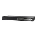 سوئیچ Cisco مدل SG110-24 با نمای کامل دستگاه