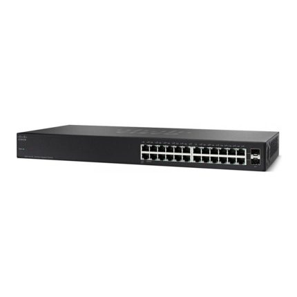 سوئیچ Cisco مدل SG110-24 با نمای کامل دستگاه