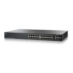 سوئیچ Cisco مدل SG200-26 با نمای کامل دستگاه