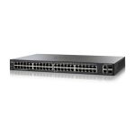 سوئیچ Cisco مدل SG200-50 با نمای کامل دستگاه