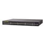 سوئیچ Cisco مدل SG350-52MP با نمای کامل دستگاه