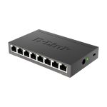 سوئیچ D-Link مدل DGS-108 با نمای کامل دستگاه
