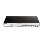 سوئیچ دی لینک مدل DGS-1210-10MP با نمای کامل دستگاه