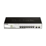 سوئیچ دی لینک مدل DGS-1210-10P با نمای کامل دستگاه