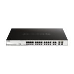 سوئیچ دی لینک مدل DGS-1210-28MP با نمای کامل دستگاه
