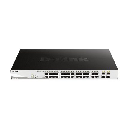 سوئیچ دی لینک مدل DGS-1210-28P با نمای کامل دستگاه