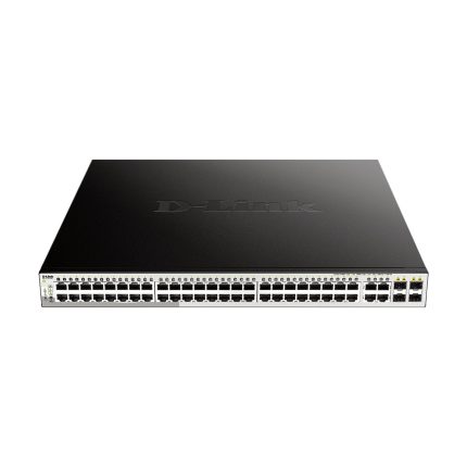 سوئیچ دی لینک مدل DGS-1210-52MP با نمای کامل دستگاه