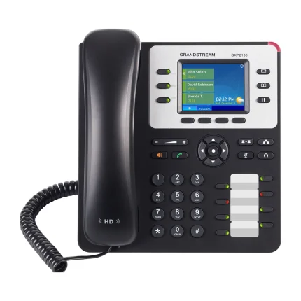 تلفن تحت شبکه گرنداستریم مدل GXP2130 V2، نمای روبه‌رو