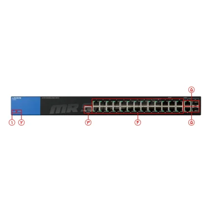 سوئیچ شبکه لینکسیس مدل LGS528 28PORT lgs528