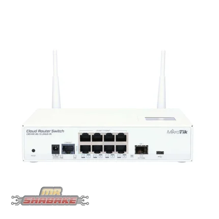 روتر سوئیچ میکروتیک مدل CRS109-8G-1S-2HnD-IN CRS109-8G-1S-2HnD-IN