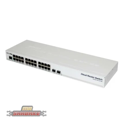 روتر سوئیچ میکروتیک مدل CRS326-24G-2S+RM CRS326-24G-2S+RM