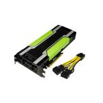 شتاب‌دهنده NVIDIA Tesla K80 24GB با بدنه مشکی و سبز