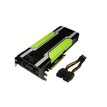 شتاب‌دهنده NVIDIA Tesla P100 12GB با بدنه مشکی و سبز