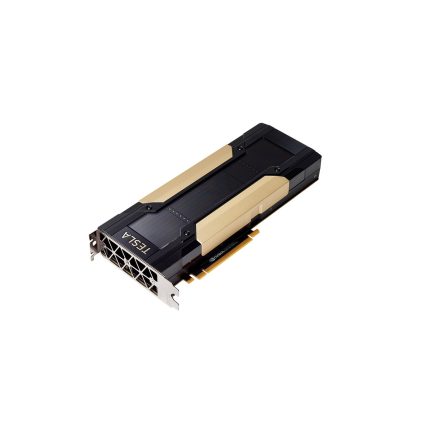 شتاب‌دهنده پردازشی NVIDIA Tesla V100 PCIe مشکی و نقره‌ای